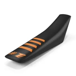 poszycie-siedzenia-pokrowiec-onegripper-ribbed-czarny-pomaranczowe-pasy-ktm