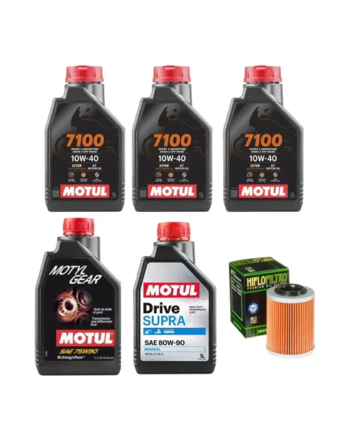 Zestaw Serwisowy Olejowy MOTUL CF MOTO 850/1000 Olej syntetyczny +filtr