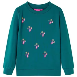 bluza-dziecieca-ciemnozielona-104