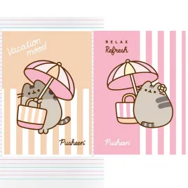 2-x-zeszyt-a4-32-kartki-w-kolorowe-trzy-linie-pusheen-unipap