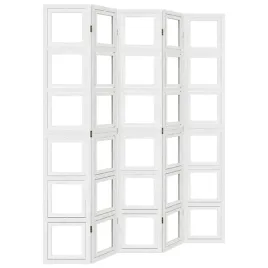 parawan-pokojowy-5-panelowy-bialy-lite-drewno-paulowni