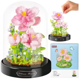 kwiat-hibiskus-rozowy-w-kloszu-543el-klocki-konstrukcyjne-dekoracja-prezent