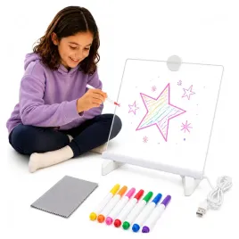 tablica-led-do-rysowania-swiatlem-dla-dzieci-stojak-kabel-usb-markery-3-4-5
