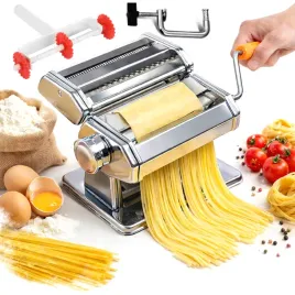 reczna-maszynka-do-makaronu-i-ciasta-ze-stali-nierdzewnej-regulacja