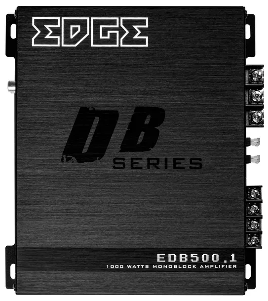 WZMACNIACZ SAMOCHODOWY 500W RMS 1ohm EDGE EDB500.1 HI-INPUT + PILOT