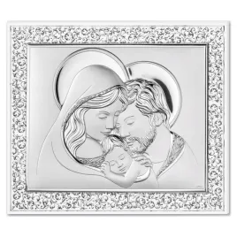 obraz-swietej-rodziny-srebrny-nowoczesny-25x20-cm