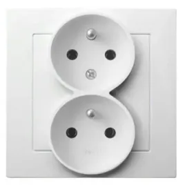 biale-podwojne-gniazdo-gp-2gc-00-as-ospel