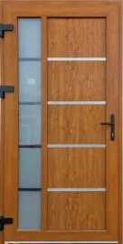 drzwi-kacprzak-99x209-drzwi-zewnetrzne-pcv-zloty-dab-lewe-ozdobne-z-szyba