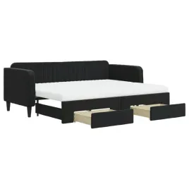 rozkladana-lezanka-z-szufladami-czarna-223-x-90-x-75-cm