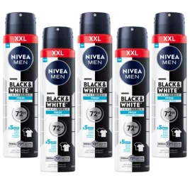 5-x-nivea-men-black-and-white-invisible-fresh-antyperspirant-w-sprayu-250-ml