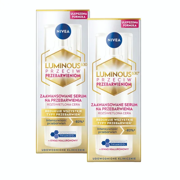 2 x NIVEA Zaawansowane serum Cellular Luminous630 Kuracja na przebarwienia