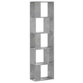5-poziomowy-regal-na-ksiazki-szarosc-betonu-45x235x1625-cm