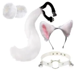 zestaw-bialy-cosplay-kot-uszy-ogon-obroza-opaski-furry-halloween