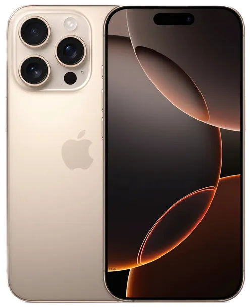 Smartfon Apple iPhone 16 Pro 512 GB Tytan pustynny - kondycja baterii 100%