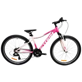 rower-gorski-mtb-storm-queen-26-rama-15-cm-v-brake-roz-pudrowy-roz-mat