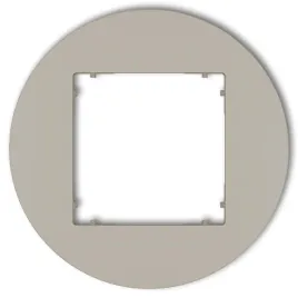 60mrto-1-ramka-okragla-taupe-do-gniazd-i-wlacznikow-z-serii-mini-karlik