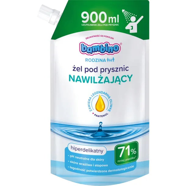 BAMBINO RODZINA Uzupełnienie Żel pod prysznic nawilżający 900ml
