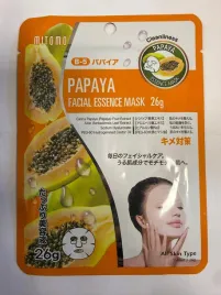 maska-do-twarzy-w-plachcie-nawilzajaca-papaja-essence-odzywcza-mask-mitomo