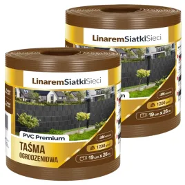 tasma-ogrodzeniowa-premium-1200g-brazowa-do-ogrodzenia-panelowego-19x26m-x2
