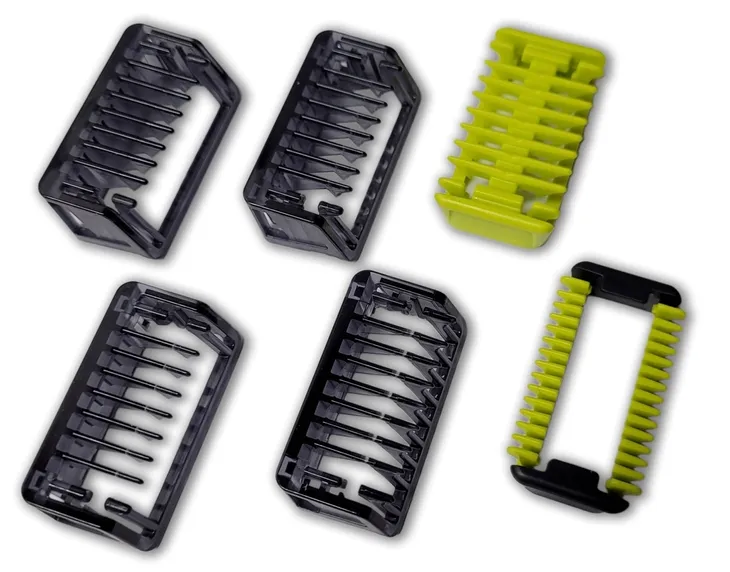 NAKŁADKA NASADKA GRZEBIEŃ 1/2/3/5 MM DO CIAŁA GOLARKI ONEBLADE ZESTAW 6 SZT