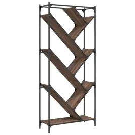 regal-brazowy-dab-79x30x180-cm-material-drewnopochodny-i-metal