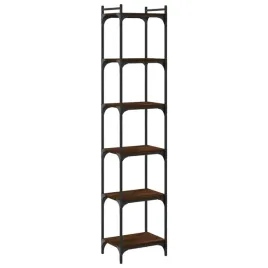6-poziomowy-regal-na-ksiazki-brazowy-dab-40x30x188-cm