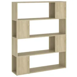 regal-na-ksiazki-przegroda-dab-sonoma-100x24x124-cm