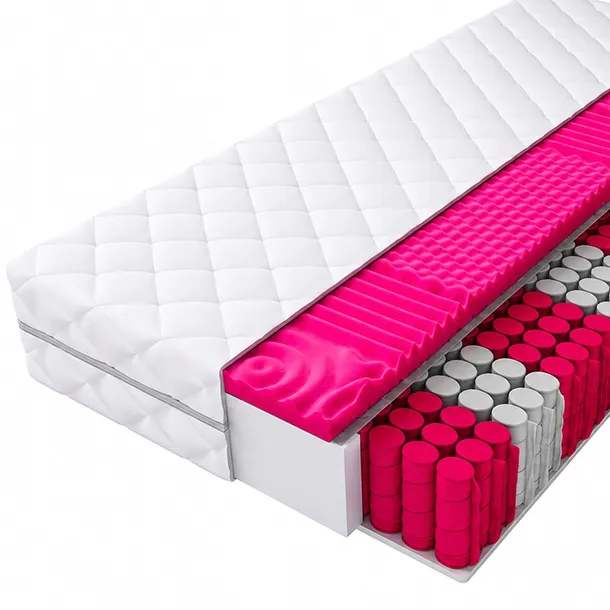Materac kieszeniowy PREMIUM ROS 90x200, profilowany - masujący 200x90