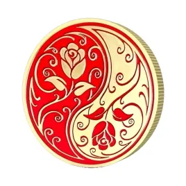 moneta-kolekcjonerska-yin-yang-z-rozami-zloto-czerwona