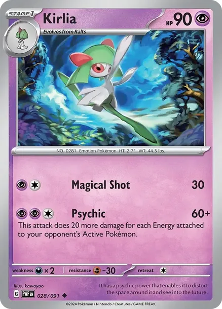 Kirlia (PAF 028/245) Normal Paldean Fates