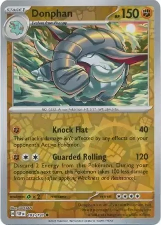donphan-ssp-103-252-reverse-holo-surging-sparks