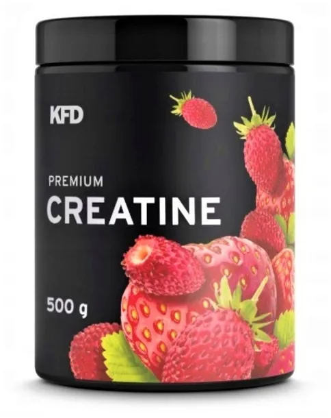 KFD Premium Creatine truskawkowo-poziomkowy 500 g Monohydrat kreatyny