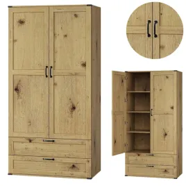 szafa-dwudrzwiowa-90cm-artisan-salon-pokoj-dziecka-garderoba-przedpokoj