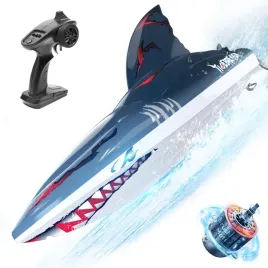 deerc-szybka-lodz-rc-48-km-h-3s-bezszczotkowa-shark-boat-led-2-4ghz