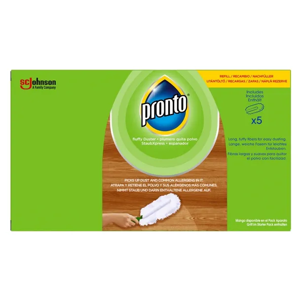 pronto-duster-zapas-5szt-stan-nowy-wlosie-mikrofibra-mikrowlokno