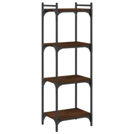 4-poziomowy-regal-na-ksiazki-brazowy-dab-40x30x120-cm