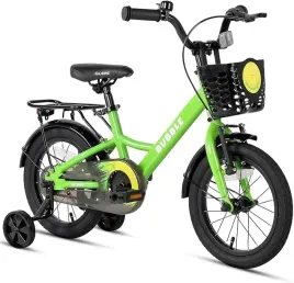 glerc-bubble-12-cali-rower-dzieciecy-z-koszykiem-i-bocznymi-kolkami-zielony