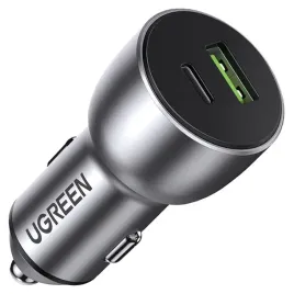ladowarka-samochodowa-ugreen-cd213-usb-usb-c-36w-szara