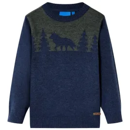 sweter-dzieciecy-z-dzianiny-granatowy-92
