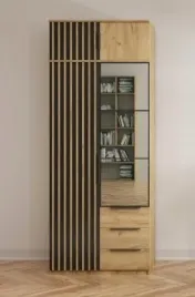 szafa-otwierana-z-nadstawka-lamele-100x245x61cm-d2-mebletelenga-craft-zloty