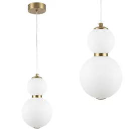 lampa-sufitowa-wiszaca-led-okragla-podwojna-mleczna-biala-kula-zlota-lhj112