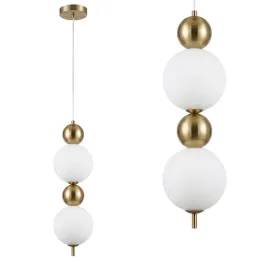 lampa-sufitowa-wiszaca-led-okragla-dluga-mleczna-biala-zlota-4-kule-lhj116