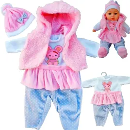 ubranko-dla-lalki-bobas-45-cm-komplet-z-myszka-body-bezrekawnik-buciki