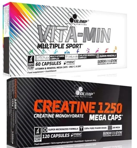 Zestaw Olimp Vita-min Multiple Sport 60kaps + Creatine 1250 120kaps