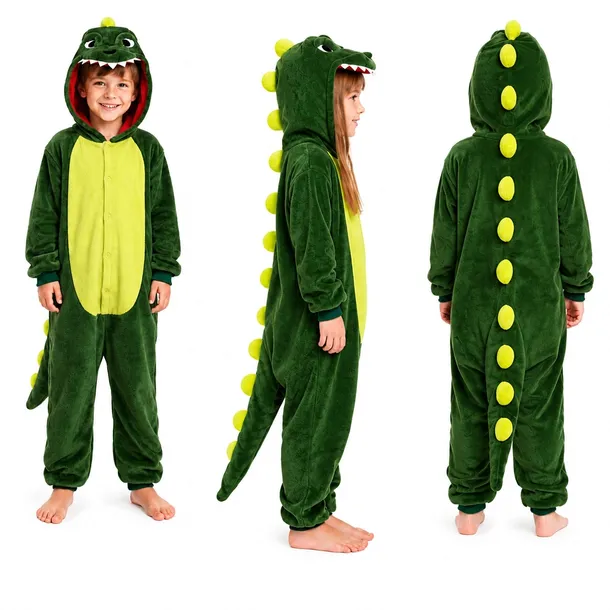 Kostium Dinozaur Przebranie Smok Hallowen Karnawałowy Strój Dinozaura 110