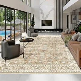 homfine-dywan-vintage-bezowo-brazowy-120170-cm-antyposlizgowy-pralny