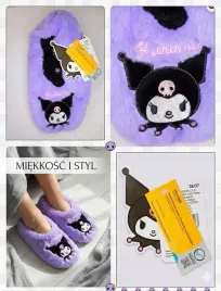 puszyste-kapcie-lapcie-kuromi-sanrio-fioletowe-rozmiar-38-39