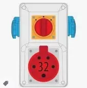 rozdzielnica-r-box-kompakt-pawbol-1x32a-5p-2x230v-ip44