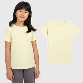 koszulka-dziewczeca-4f-t-shirt-sportowy-bawelna-regular-limonkowy-158