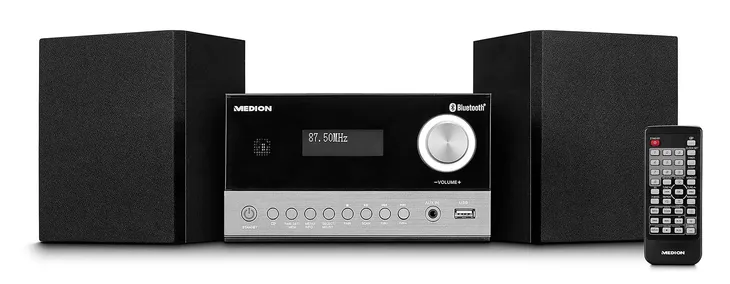 RADIO SIECIOWE MIKROWIEŻA FM BLUETOOTH FM DAB+ WYŚWIETLACZ 30 STACJI USB CD